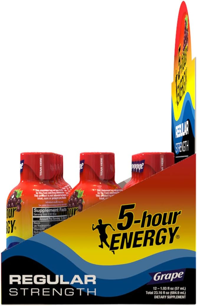 5-hour ENERGY Living Essentials Grape 12/Cs [Health And Beauty] - Image 5